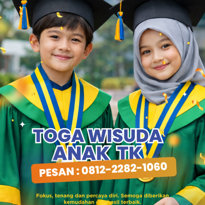 Jual Toga Wisuda Anak Kutai Kartanegara Kalimantan Timur
