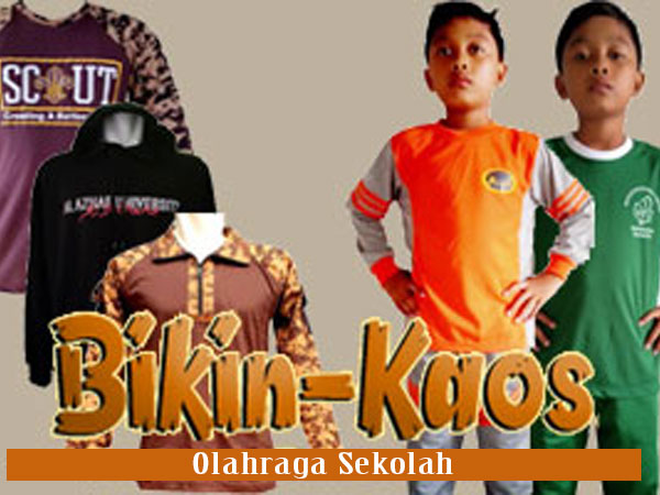 Jual kaos seragam anak Tk terlaris Banjarnegara