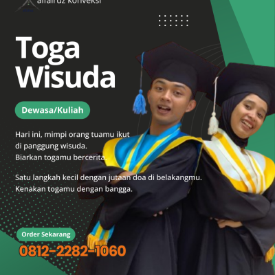 Tempat Pesan Toga Wisuda Sarjana Murah Berkualitas Lombok