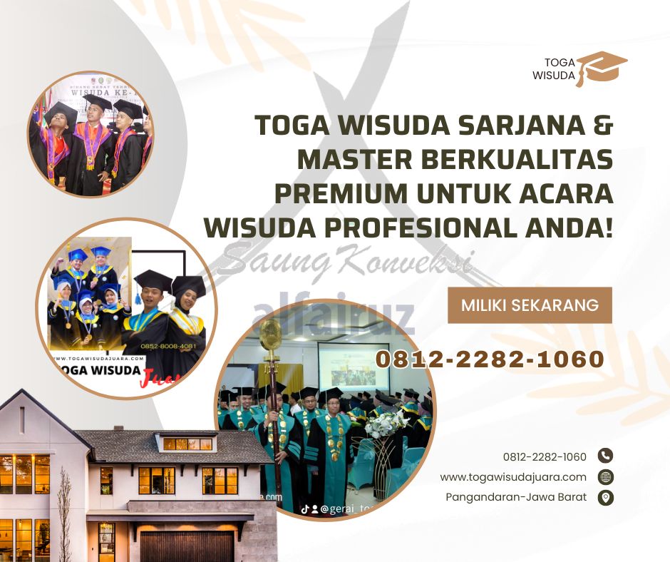 Tempat Jual Toga Sarjana Berkualitas Lombok Barat